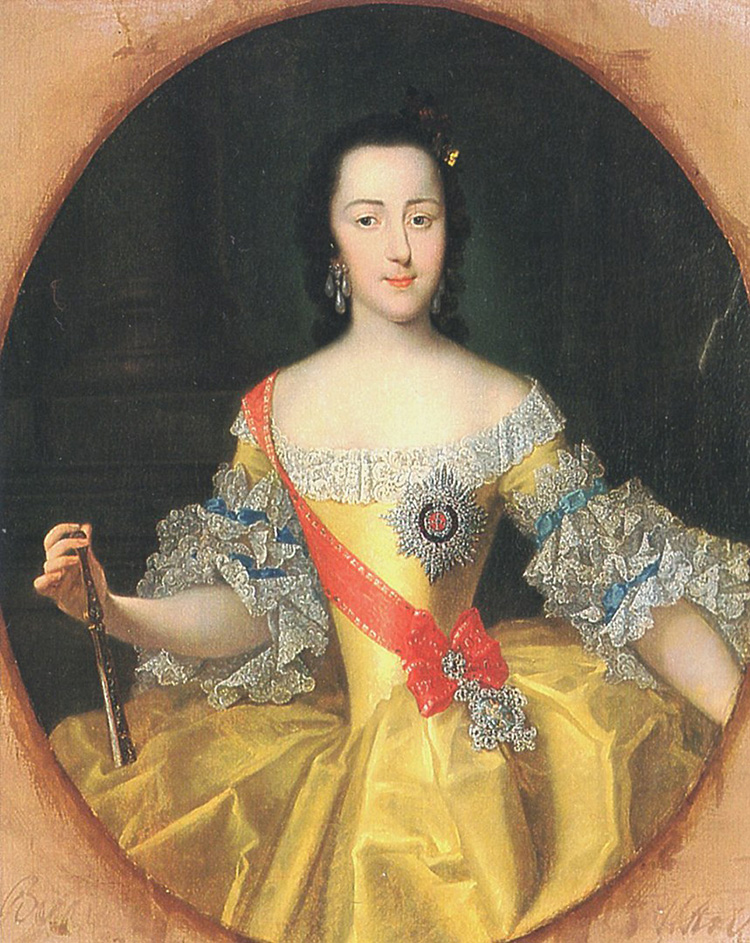 catherine the great empress grand duchess young woman portrait